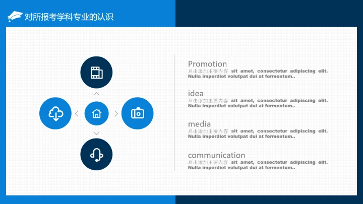 博士入学复试报告汇报PPT模版