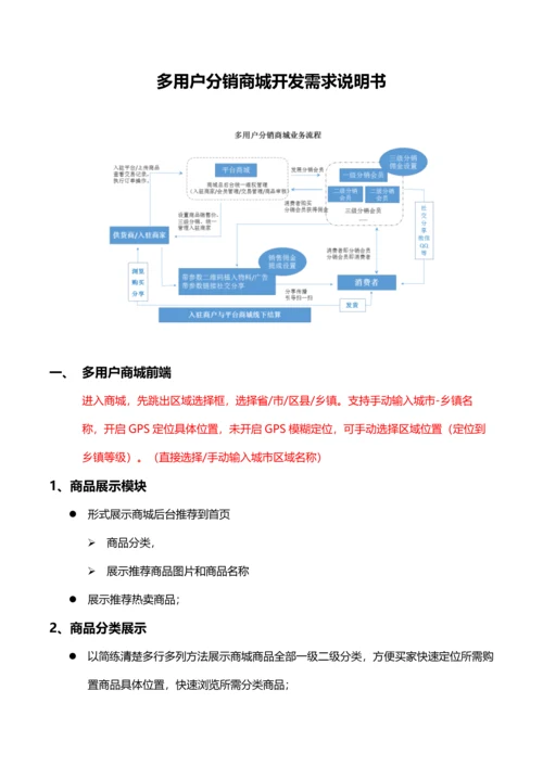 多用户分销商城开发专业方案.docx