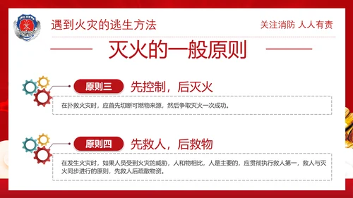 政府部门消防安全培训PPT模板