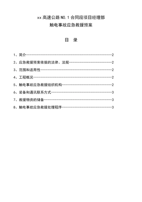 重大事故分项处理预案.docx
