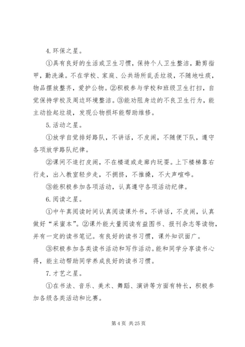 苏光中心小学“阳光少年”评选活动实施方案.docx