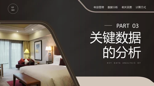 黑金商务酒店收益管理PPT模板酒店管理