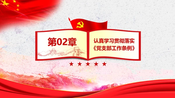 中国共产党支部工作条例学习解读党课PPT