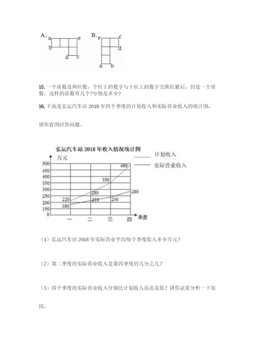 人教版五年级下册数学应用题专项练习【夺冠系列】.docx