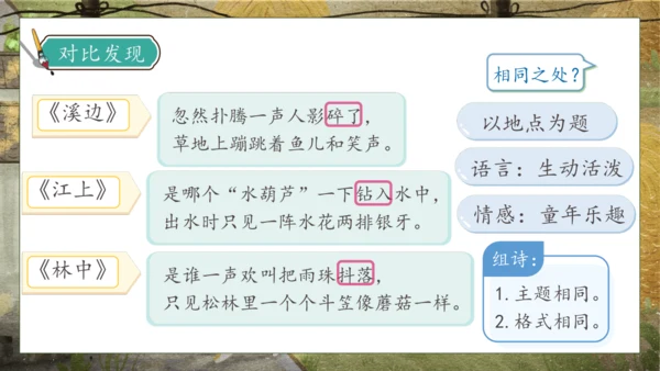 【核心素养】部编版语文三年级下册-18. 童年的水墨画 第2课时（课件）