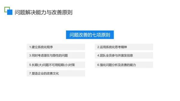 扁平商务风问题分析企业培训PPT模板