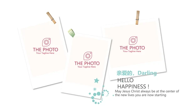 粉色生日快乐电子相册动态PPT模板