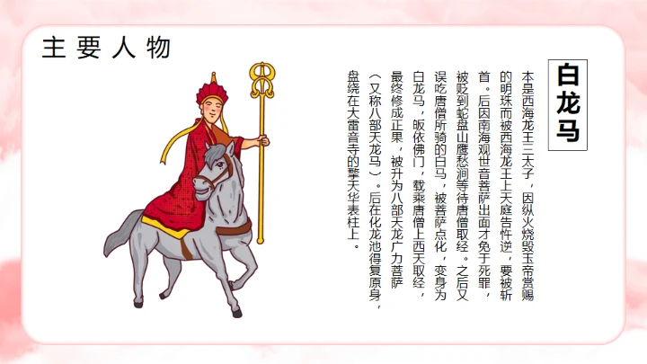 西游记分享阅读通用PPT模板课件