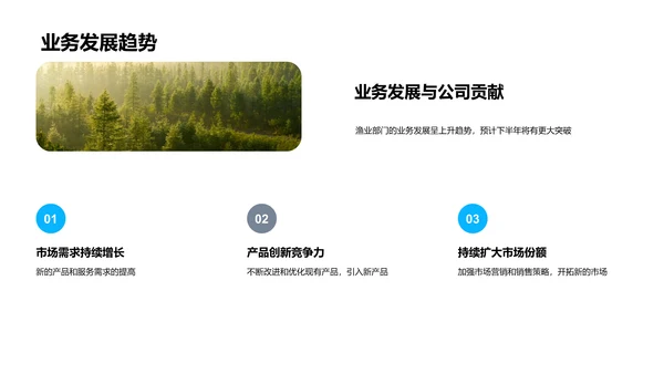 渔业部门半年回顾