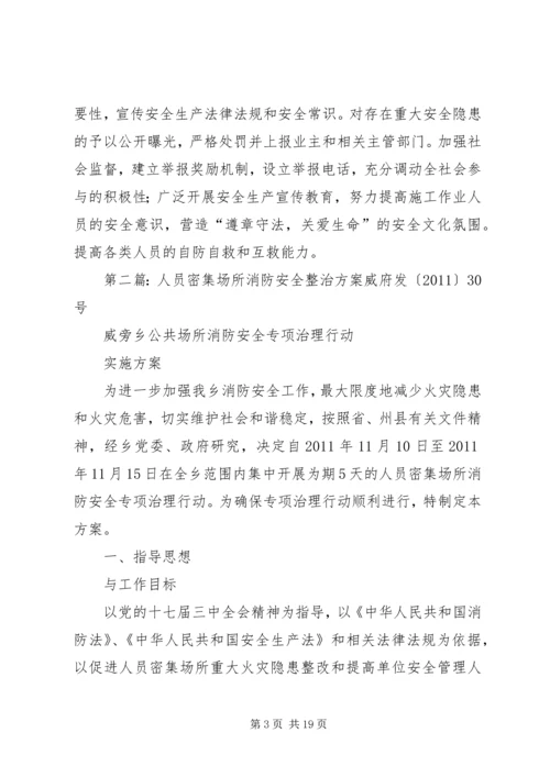 人员密集场所整治方案.docx