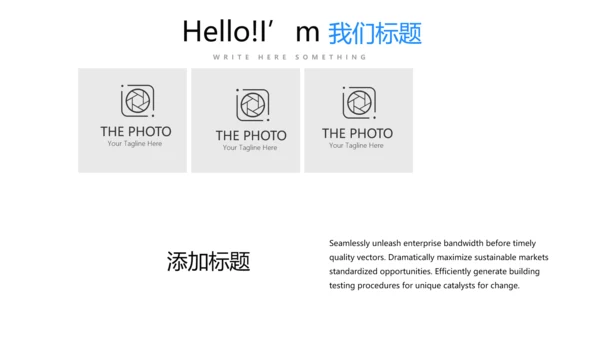 蓝色简约医药代表述职报告动态PPT