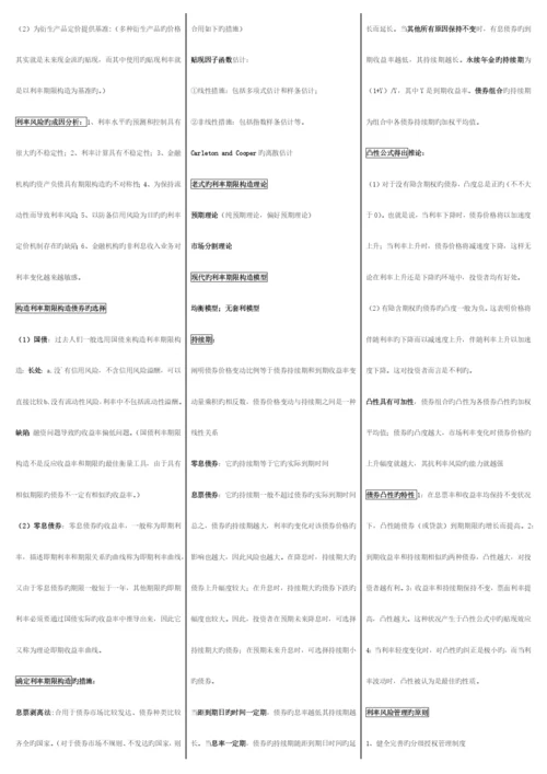 2023年电大最新金融管理期末重点考试资料小抄.docx