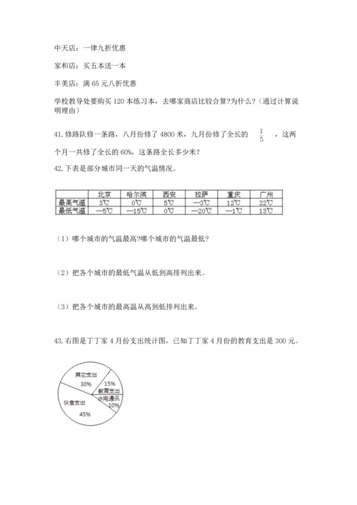 六年级小升初数学应用题50道精品加答案.docx