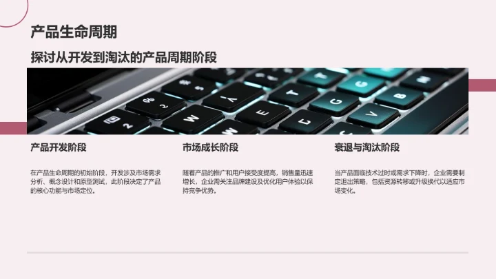 棕色摄影风通用行业产品介绍PPT模板