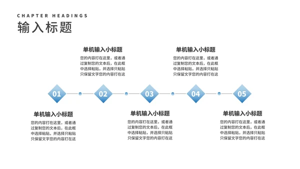 蓝色商业合作企业宣传简介汇报PPT模板