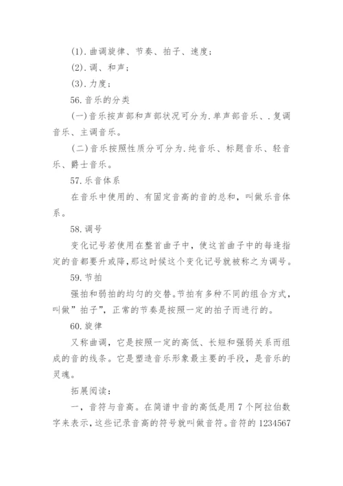 音乐基本常识总结.docx