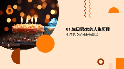 生日男女的人生篇章