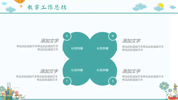卡通儿童画小学新学期家长会通用PPT模板