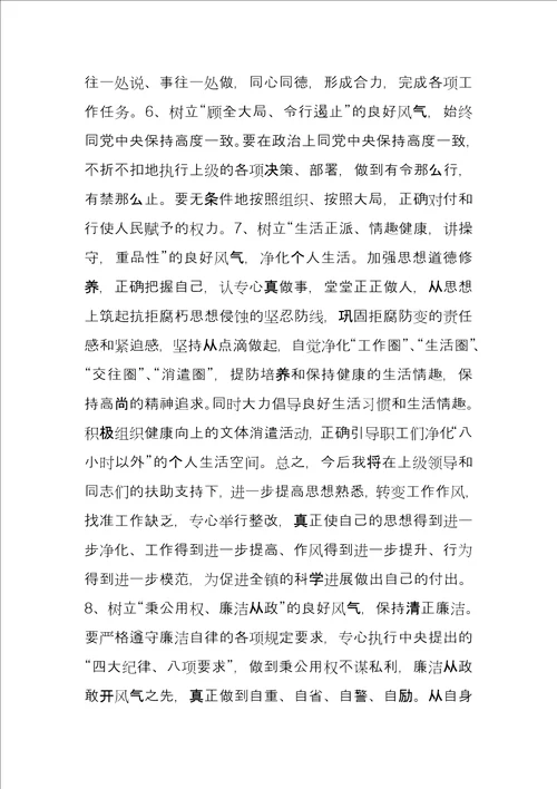 乡镇在五风整顿专题会的讲话稿整顿工作纪律讲话稿