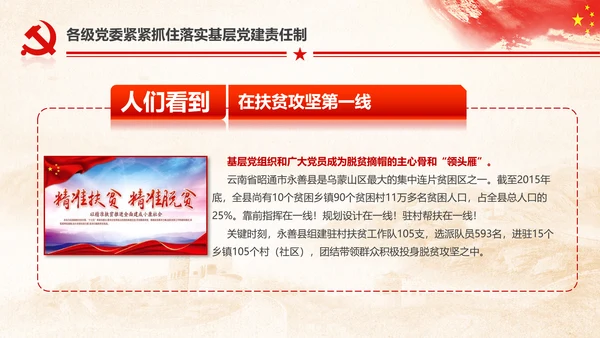 十九大砥砺奋进的五年基层党组织建设PPT