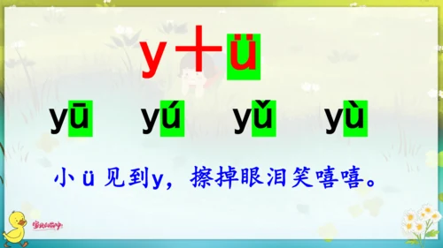 汉语拼音2  i  u  ü  y  w 课件