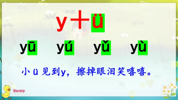 汉语拼音2  i  u  ü  y  w 课件