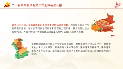 二十届中央委员会第三次全体会议公报ppt课件