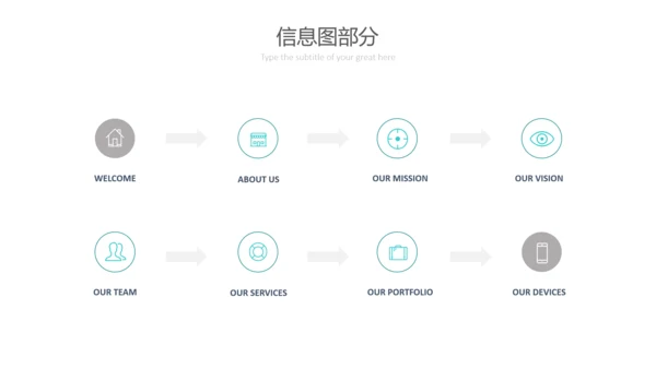 现代简洁设计公司简介商务通用PPT模板