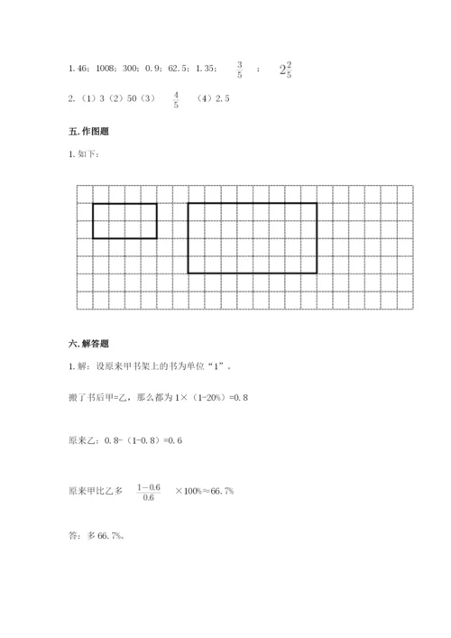 人教版六年级下册数学期末测试卷（名师系列）word版.docx