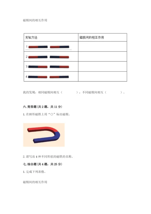 教科版二年级下册科学知识点期末测试卷【综合题】.docx