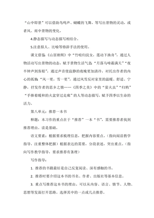 作文教学，心中有数--部编版五年级上册语文教材整本书习作训练整理.docx