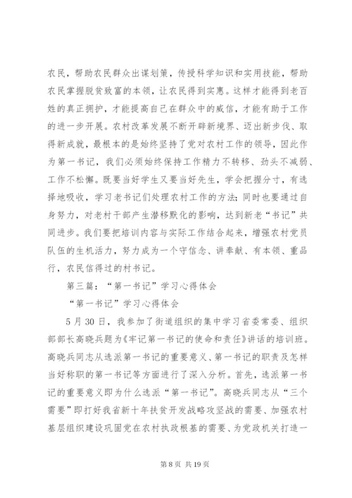 第一书记培训学习心得体会.docx
