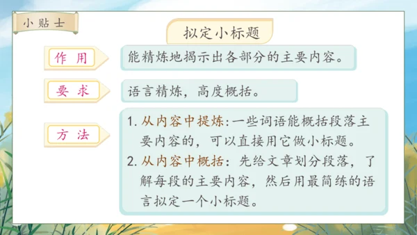 【核心素养】部编版语文四年级下册-语文园地六（课件）
