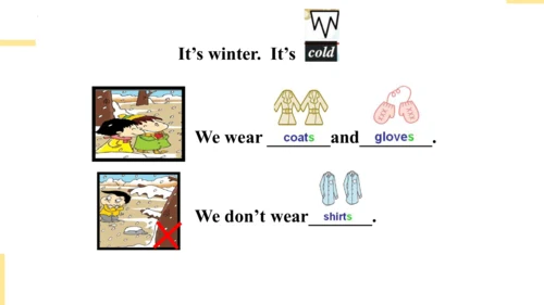 Module 9 Unit 1 It’s winter  课件(共26张PPT)