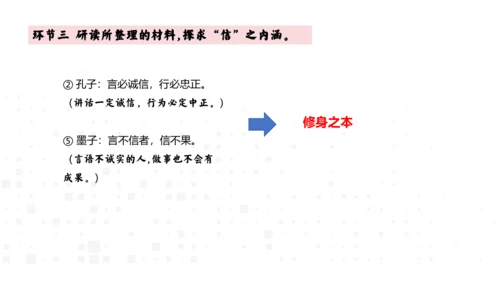 八年级上册语文第二单元综合性学习  人无信不立 课件