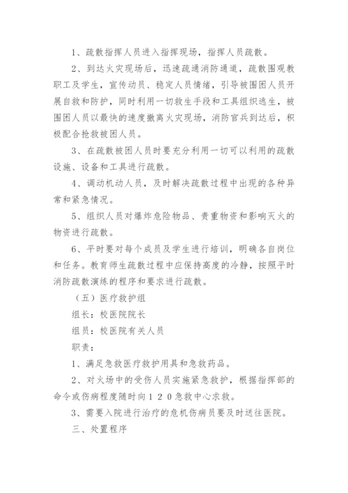 大学火灾的应急预案.docx