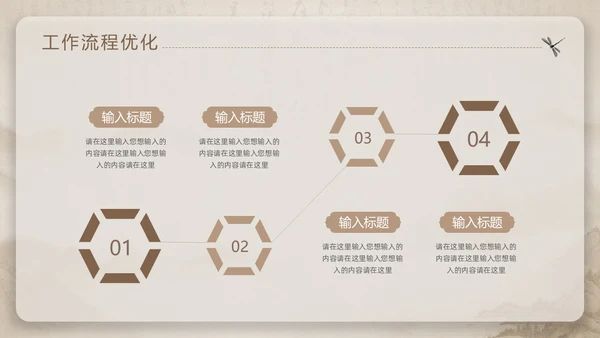 中国风部门年终总结PPT模板工作总结年终总结