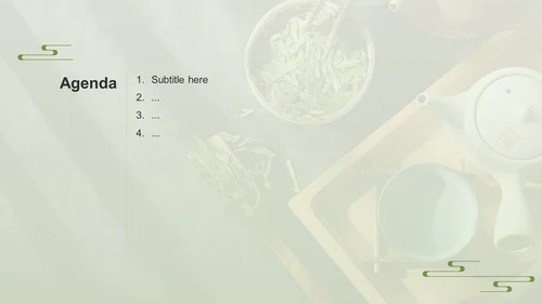 黑色复古风三伏天PPT主题