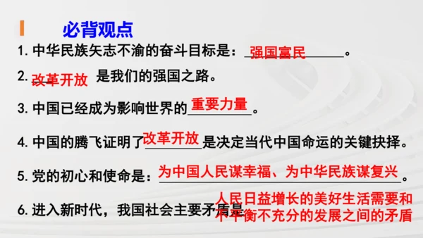 九上道法第一单元《富强与创新》复习课件(共36张PPT)