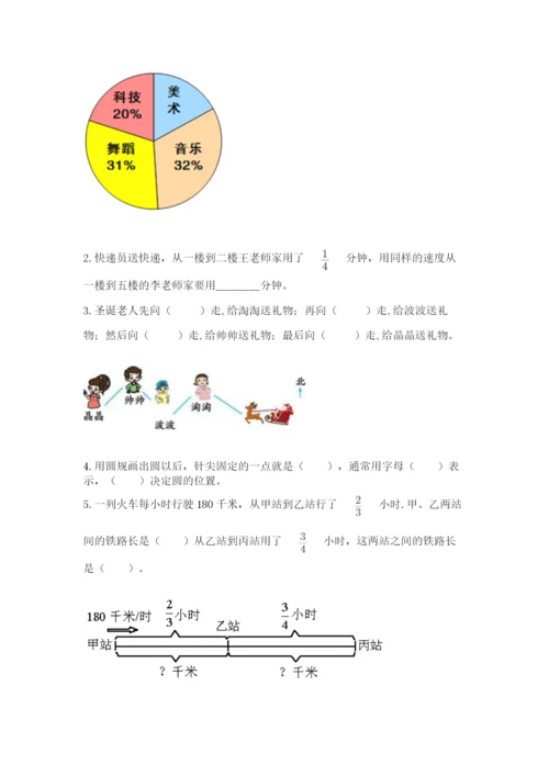 小学数学六年级上册期末测试卷往年题考.docx