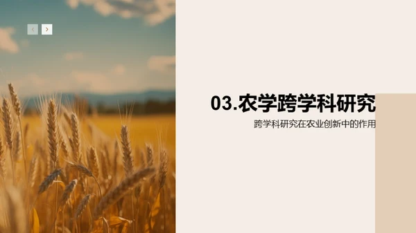 农学研究的全球影响