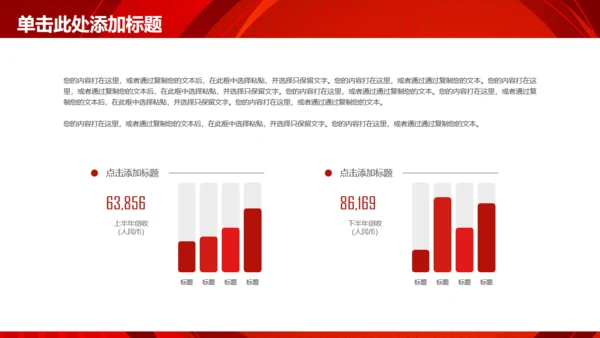 商务简约述职报告工作总结通用PPT