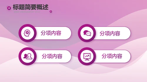 高端紫色工作汇报商务动态PPT