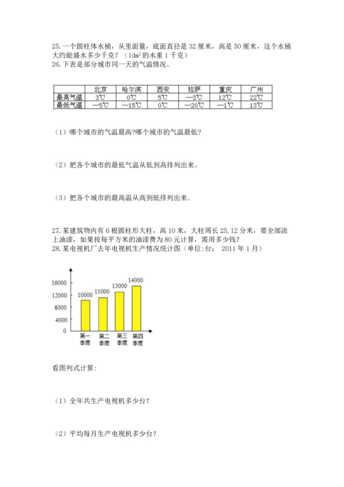 六年级小升初数学应用题50道附答案（黄金题型）.docx