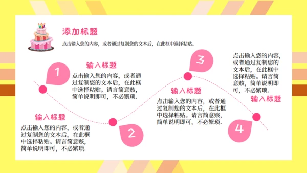 生日快乐主题通用PPT模版