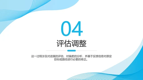 蓝色简约风大学生职业生涯规划