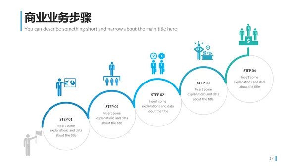 现代简洁商业计划书公司简介商务PPT模板