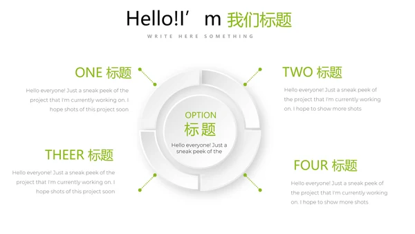 绿色时尚医疗学术报告动态PPT