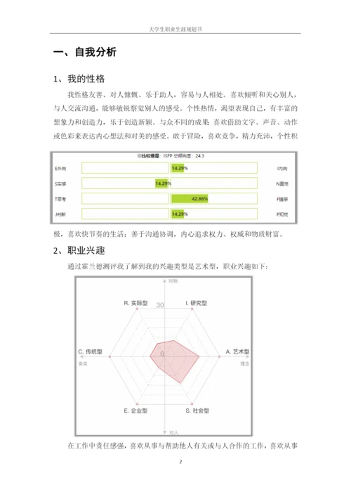 13页6500字人力资源管理专业职业生涯规划.docx