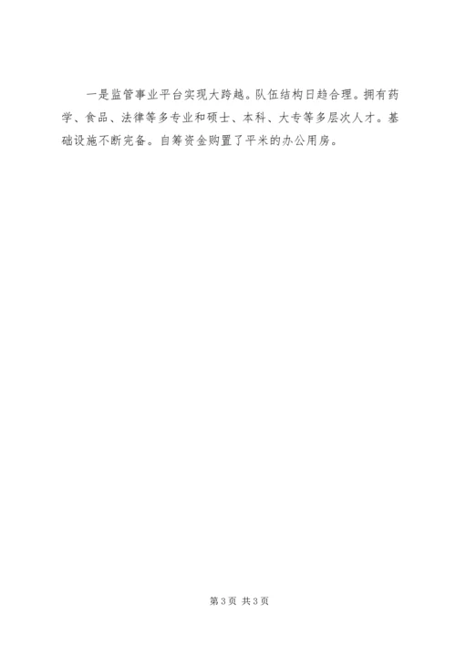 县药监局工作报告.docx